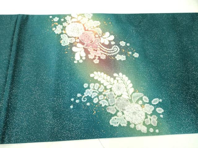 平和屋着物●吉乃一廉 幻の辻が花 太鼓柄袋帯 絞り 金彩 金通し地 正絹 逸品 未使用 DABB7804op