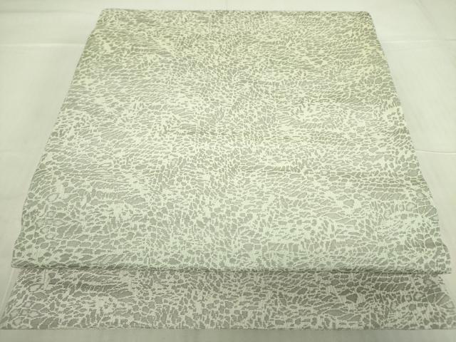 平和屋着物●西陣 老舗 渡文謹製 手織 両面 六通柄袋帯 彩纈 雪輪鹿の子文 金糸 正絹 逸品 DABB7824op