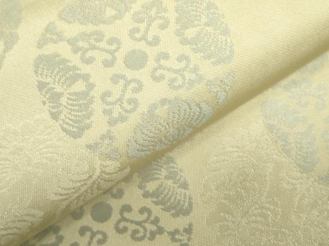 平和屋着物●西陣　川島織物　洗える最高級着物　＜英＞はなぶさ謹製　六通柄京袋帯　花丸文　たとう紙付き　DABB7865op