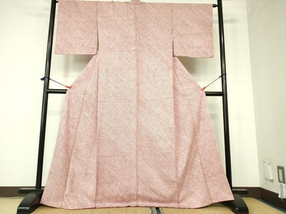 平和屋着物■大変加工の良い総絞り小紋 正絹 逸品 DABB7894op