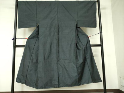 平和屋着物■男性　本場大島紬　亀甲柄　正絹　逸品　DABB7906op