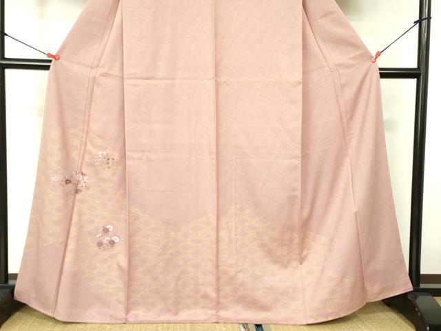 平和屋着物■訪問着 刺繍 草花文 金彩 正絹 逸品 DABB7921op