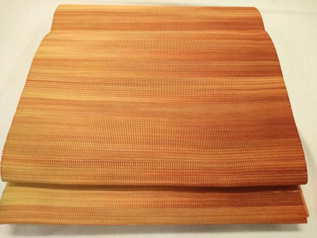 平和屋着物●爪掻き本綴れ　八寸名古屋帯　霞文　正絹　逸品　DABB8000op