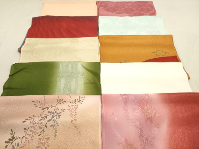 平和屋着物★和装小物　帯揚げ10枚セット　丹後ちりめん　正絹　逸品　DABB8016xg