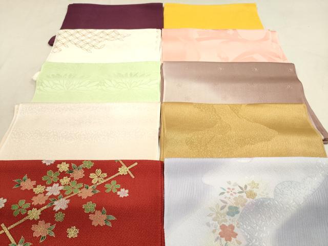 平和屋着物★和装小物　帯揚げ10枚セット　丹後ちりめん　正絹　逸品　DABB8019xg