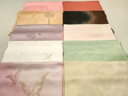 平和屋着物★和装小物　帯揚げ10枚セット　丹後ちりめん　正絹　逸品　DABB8030xg