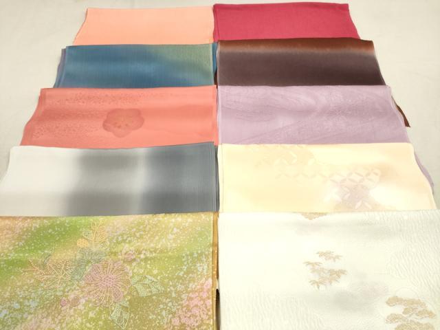 平和屋着物★和装小物　帯揚げ10枚セット　丹後ちりめん　正絹　逸品　DABB8033xg