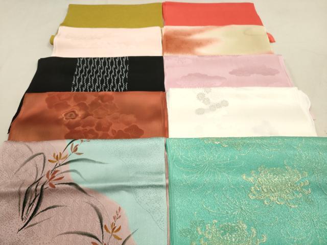平和屋着物★和装小物　帯揚げ10枚セット　丹後ちりめん　正絹　逸品　DABB8040xg