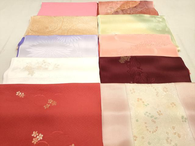 平和屋着物★和装小物　帯揚げ10枚セット　丹後ちりめん　正絹　逸品　DABB8046xg