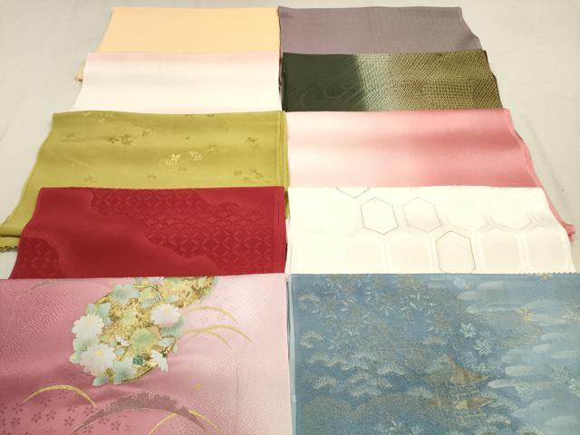 平和屋着物★和装小物　帯揚げ10枚セット　丹後ちりめん　正絹　逸品　DABB8053xg