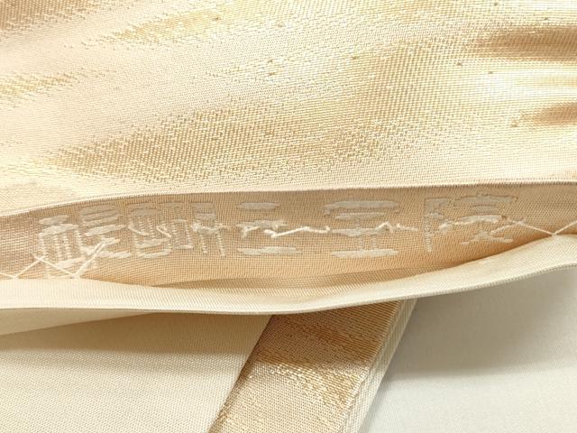 平和屋着物◎六通柄袋帯　名勝百景　醍醐三宝院　金糸　正絹　逸品　DABB8386xg