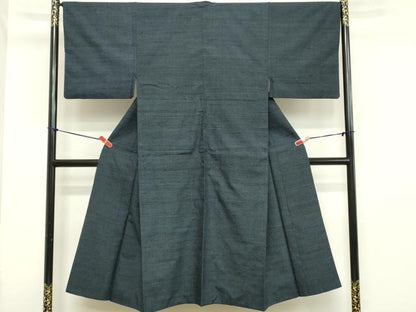 平和屋着物■男性　紬　絣文様　正絹　逸品　DABB8599cd