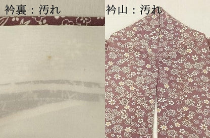 平和屋着物■上質な小紋 舞花文 鹿 正絹 逸品 DABB8603cd