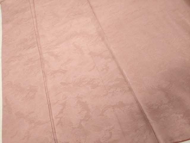 平和屋着物■上質な色無地 立波地紋 虹色 正絹 逸品 DABB8604cd