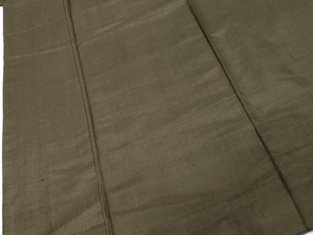 平和屋着物■男性 紬 格子 正絹 逸品 DABB8614cd