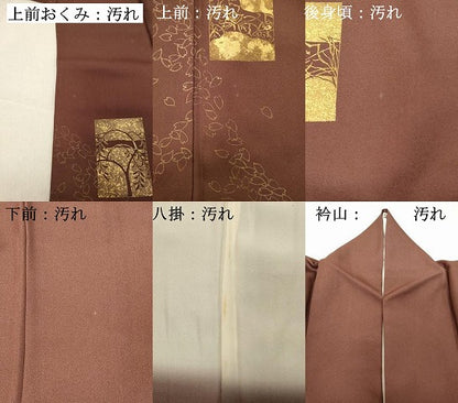 平和屋着物■訪問着 刺繍 色紙花文 舞桜 金彩 正絹 逸品 DABB8619cd