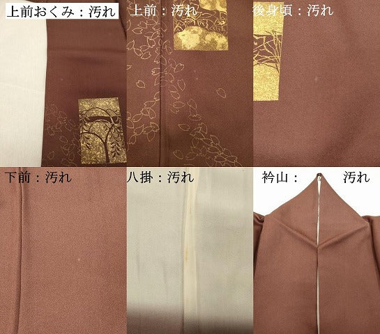 平和屋着物■訪問着 刺繍 色紙花文 舞桜 金彩 正絹 逸品 DABB8619cd