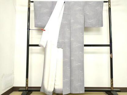 平和屋着物■江戸小紋 寄せ小紋柄 唐辛子 正絹 逸品 DABB8659cd