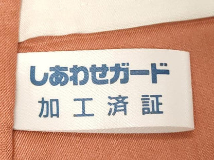 平和屋着物■上質な紬　杢目文様　正絹　逸品　DABB8720cd