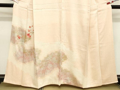 平和屋着物■訪問着 刺繍 絞り 霞花文 暈し染め 金銀彩 正絹 逸品 DABB8723cd