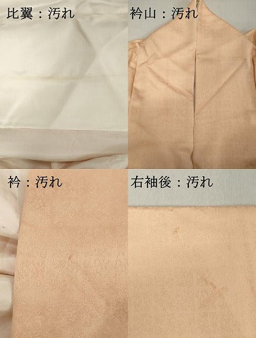 平和屋着物■豪華色留袖　駒刺繍　花菱文　金彩　正絹　逸品　DABB8759cd