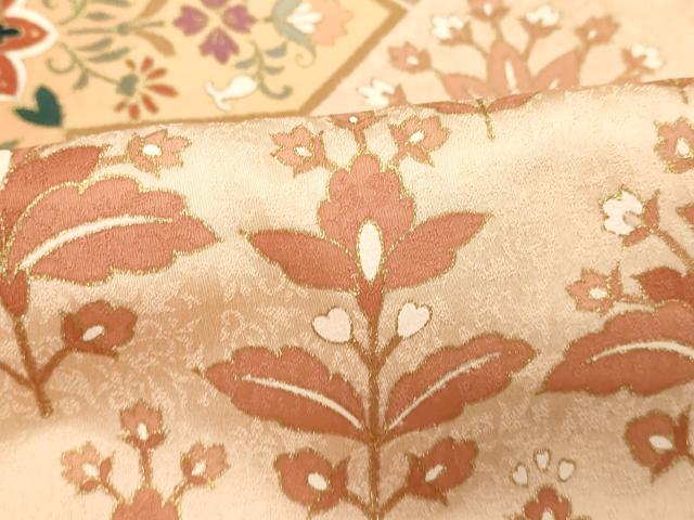 平和屋着物■豪華色留袖　駒刺繍　花菱文　金彩　正絹　逸品　DABB8759cd