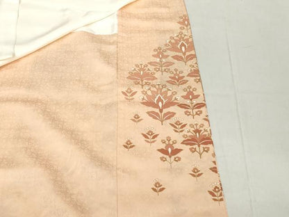 平和屋着物■豪華色留袖　駒刺繍　花菱文　金彩　正絹　逸品　DABB8759cd