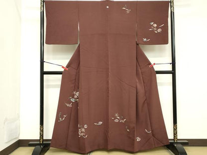 平和屋着物■訪問着 草花文 暈し染め 正絹 逸品 DABB8799cd