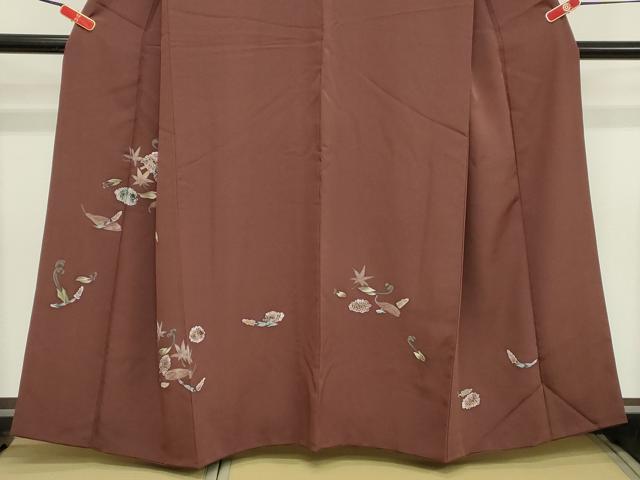 平和屋着物■訪問着 草花文 暈し染め 正絹 逸品 DABB8799cd