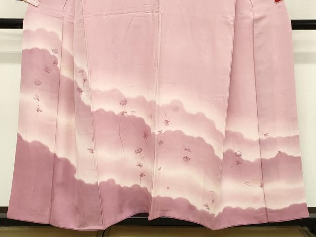 平和屋着物■訪問着 枝花文 暈し染め 正絹 逸品 DABB8808cd