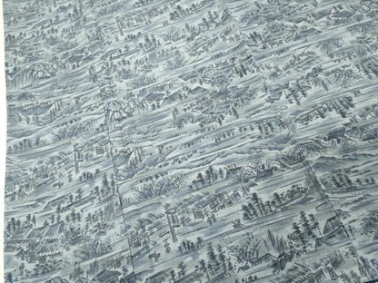 平和屋着物■上質な小紋 風景文 暈し染め 正絹 逸品 DABB8814cd