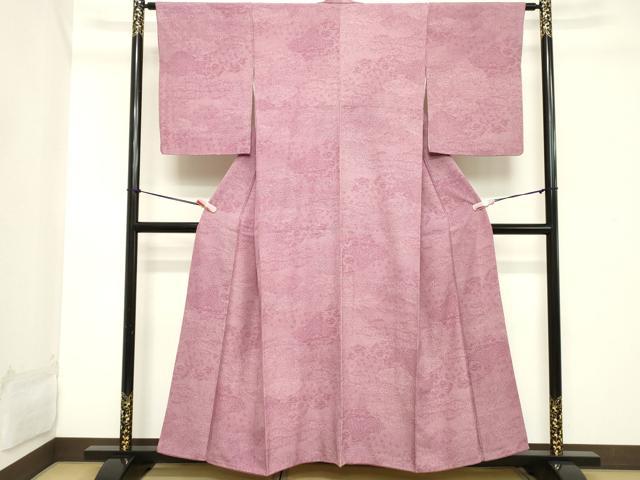 平和屋着物■江戸小紋 内田秀一 吉祥花文 正絹 逸品 DABB8833cd