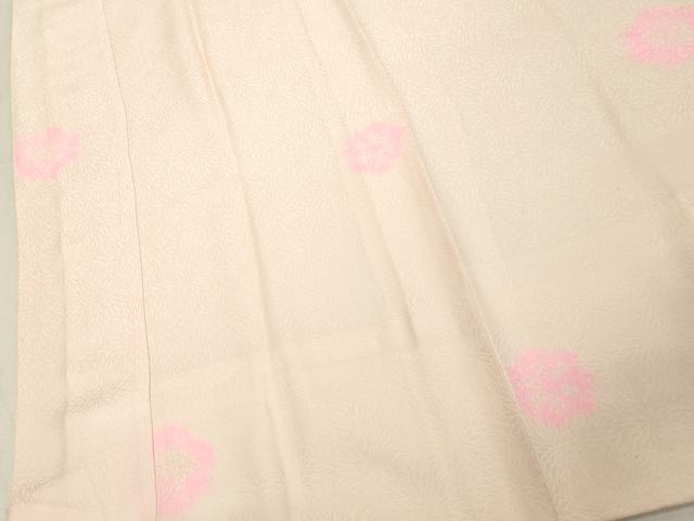 平和屋着物■長襦袢 無双仕立て 絞り 舞花文 正絹 逸品 DABB8902cd