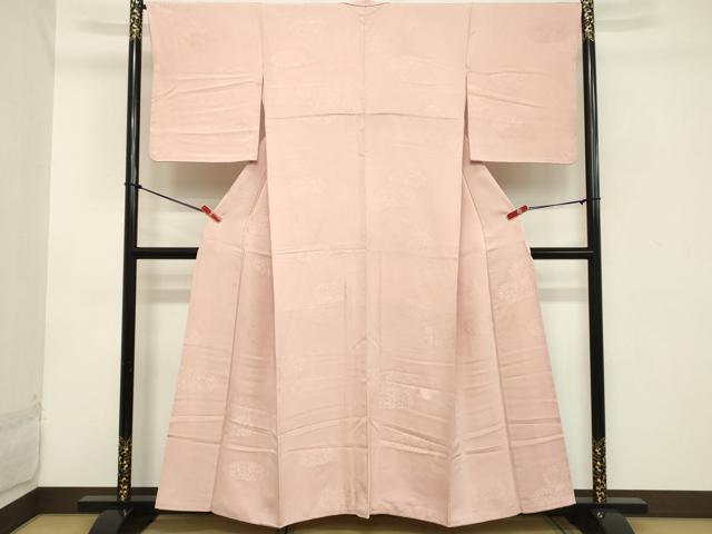 平和屋着物■上質な色無地 舞花地紋 虹色 正絹 逸品 DABB8924cd