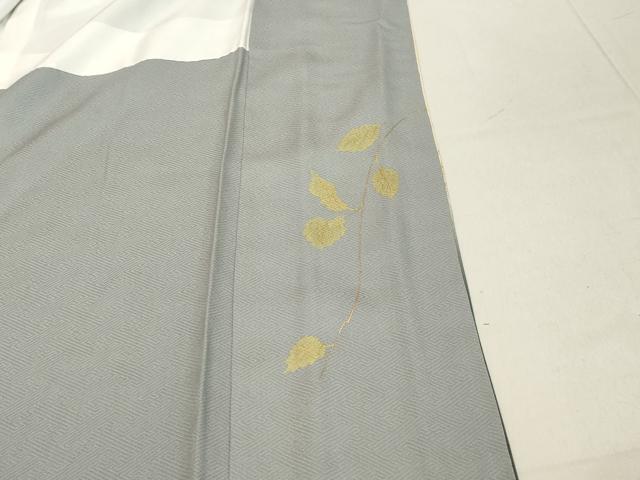 平和屋着物■訪問着　草花文　暈し染め　金銀彩　正絹　逸品　DABB8938cd
