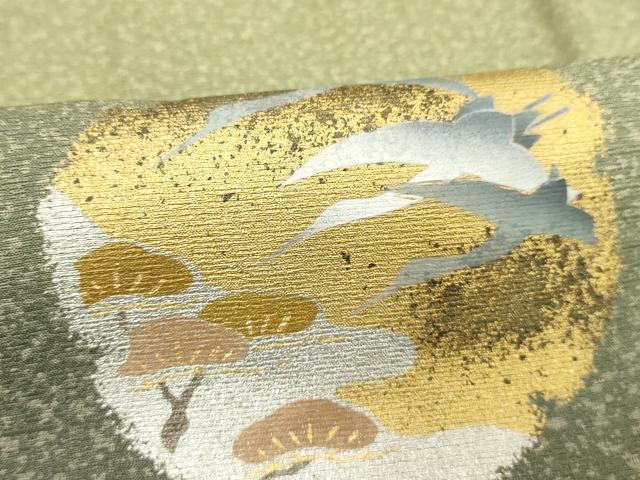 平和屋着物■訪問着 地紙飛鳥文 暈し染め 金銀彩 正絹 逸品 DABB8940cd