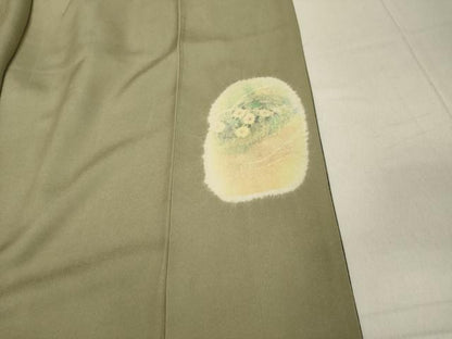 平和屋着物■訪問着 地紙飛鳥文 暈し染め 金銀彩 正絹 逸品 DABB8940cd