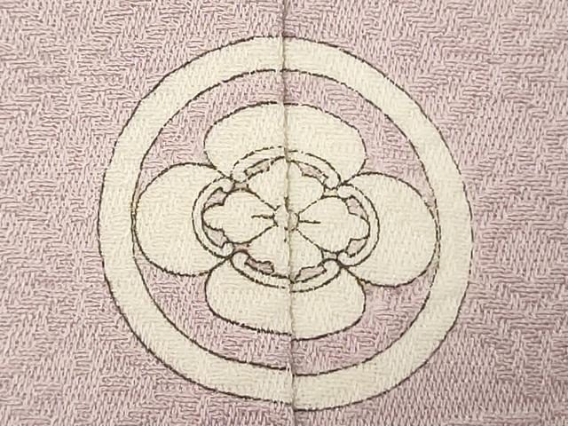平和屋着物■上質な色無地 流水地紋 鴇鼠色 正絹 逸品 DABB8942cd