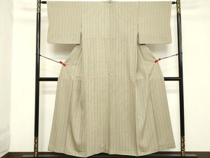 平和屋着物■上質な小紋 間道 正絹 逸品 DABB8979cd