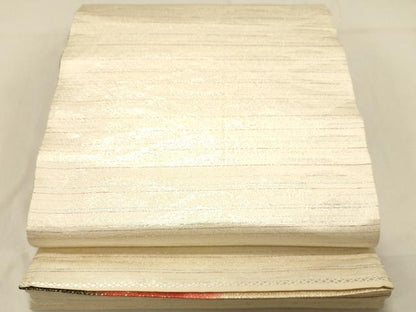 平和屋着物◎両面　全通柄袋帯　束ね熨斗吉祥文　金銀糸　正絹　逸品　DABB9028ya
