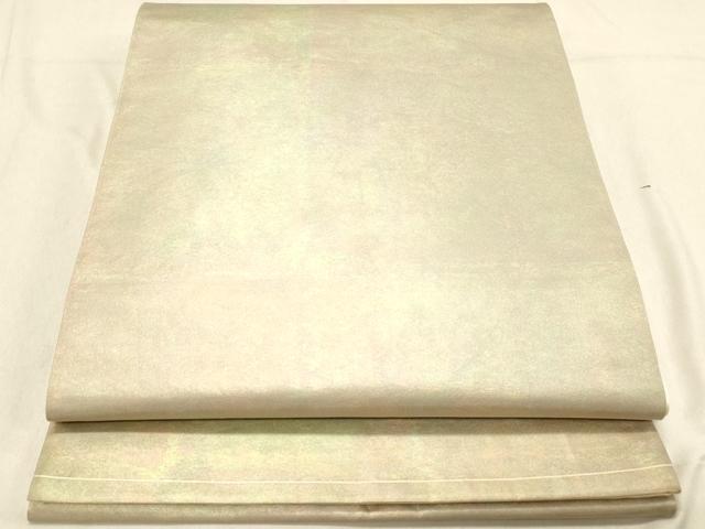 平和屋着物◎六通柄袋帯　霞文　引箔　正絹　逸品　DABB9033ya
