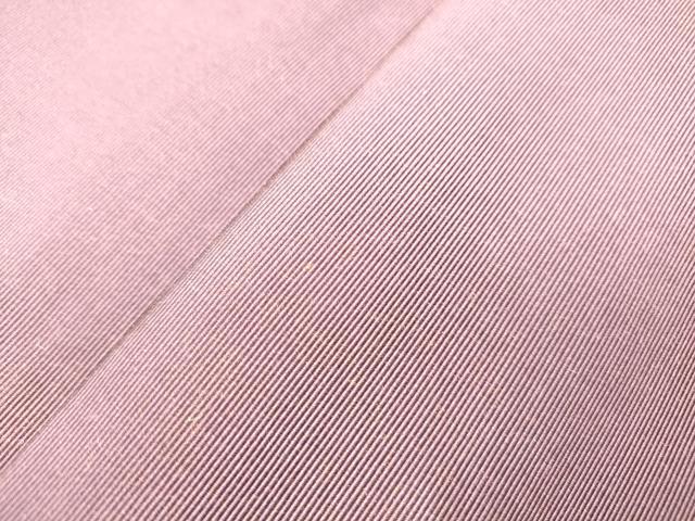平和屋着物◎本場筑前博多織　両面　半幅帯　赤銅色　紫鳶色　正絹　逸品　DABB9045ya
