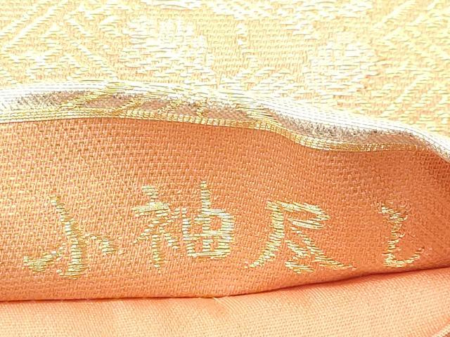 平和屋着物◎六通柄袋帯　唐織　小袖尽くし　金銀糸　正絹　逸品　DABB9183ya