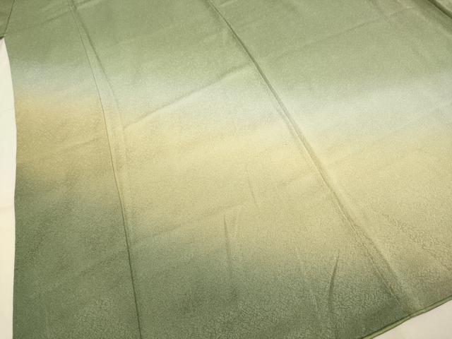平和屋着物▼訪問着　作家物　霞文　暈し染め　正絹　逸品　DABB9534du