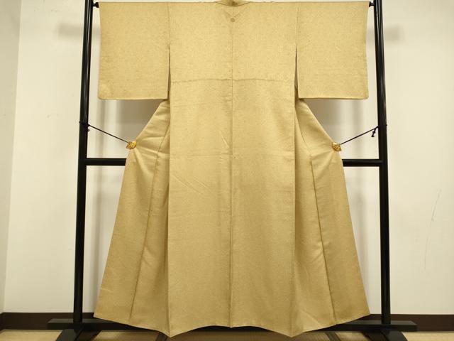 平和屋着物■上質な小紋 舞花地紋 鈴乃屋扱い 正絹 逸品 DABB9640du