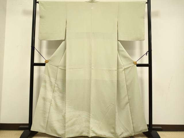 平和屋着物●豪華色留袖　駒刺繍　立波文　暈し染め　金彩　正絹　逸品　DABB9645du