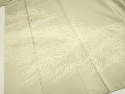 平和屋着物●豪華色留袖　駒刺繍　立波文　暈し染め　金彩　正絹　逸品　DABB9645du