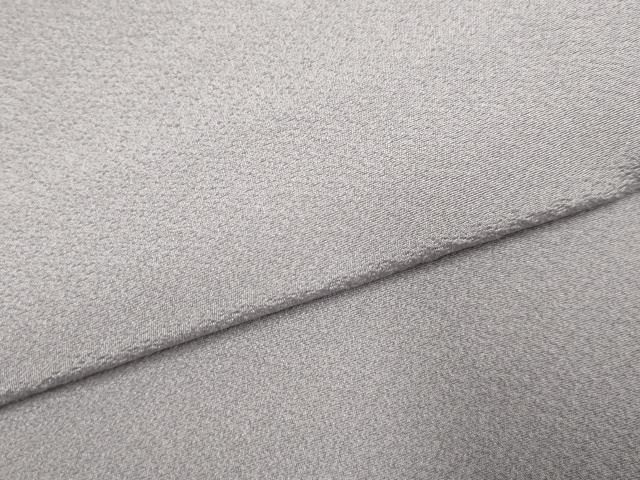 平和屋着物●上質な色無地　源氏鼠色　正絹　逸品　DABB9660du