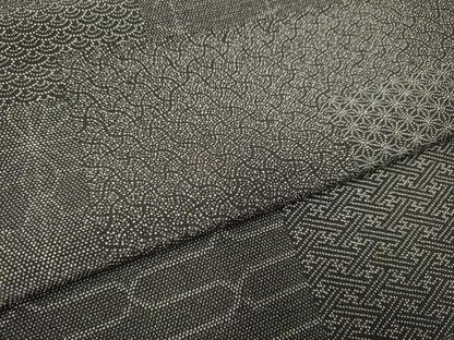 平和屋着物●江戸小紋 作家物 色紙小紋柄 正絹 逸品 DABB9663du