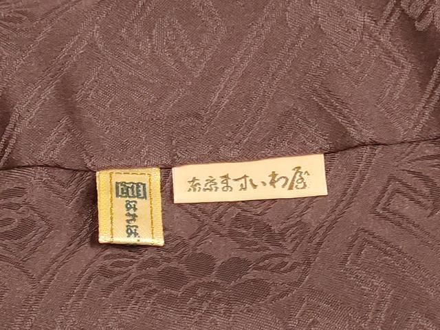 平和屋着物●訪問着　駒刺繍　絞り　松文　金糸　ますいわ屋扱い　正絹　逸品　DABB9680du